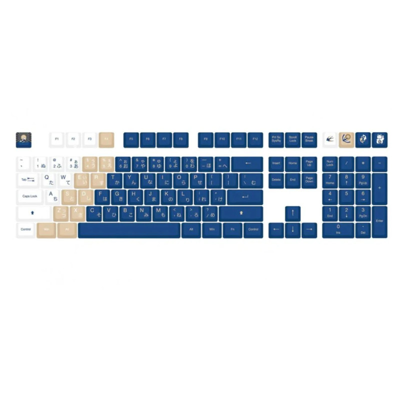 Traitors Ukiyo-e 108 PBT Keycap Set - مفاتيح